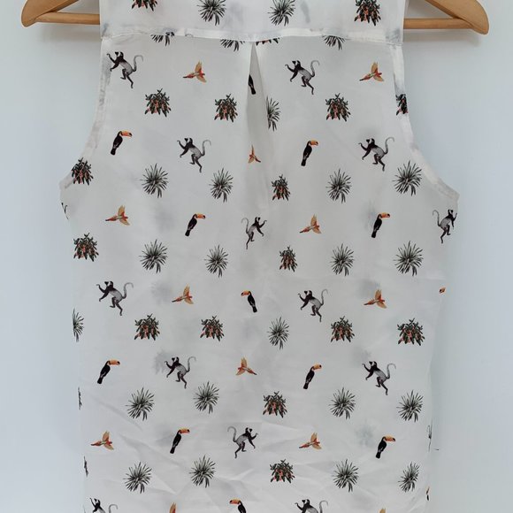 H & M Conscious Collection Toucan Blouse - Picture 2 of 5